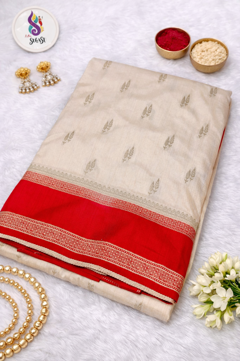 Classic Red Banaras Silk Saree