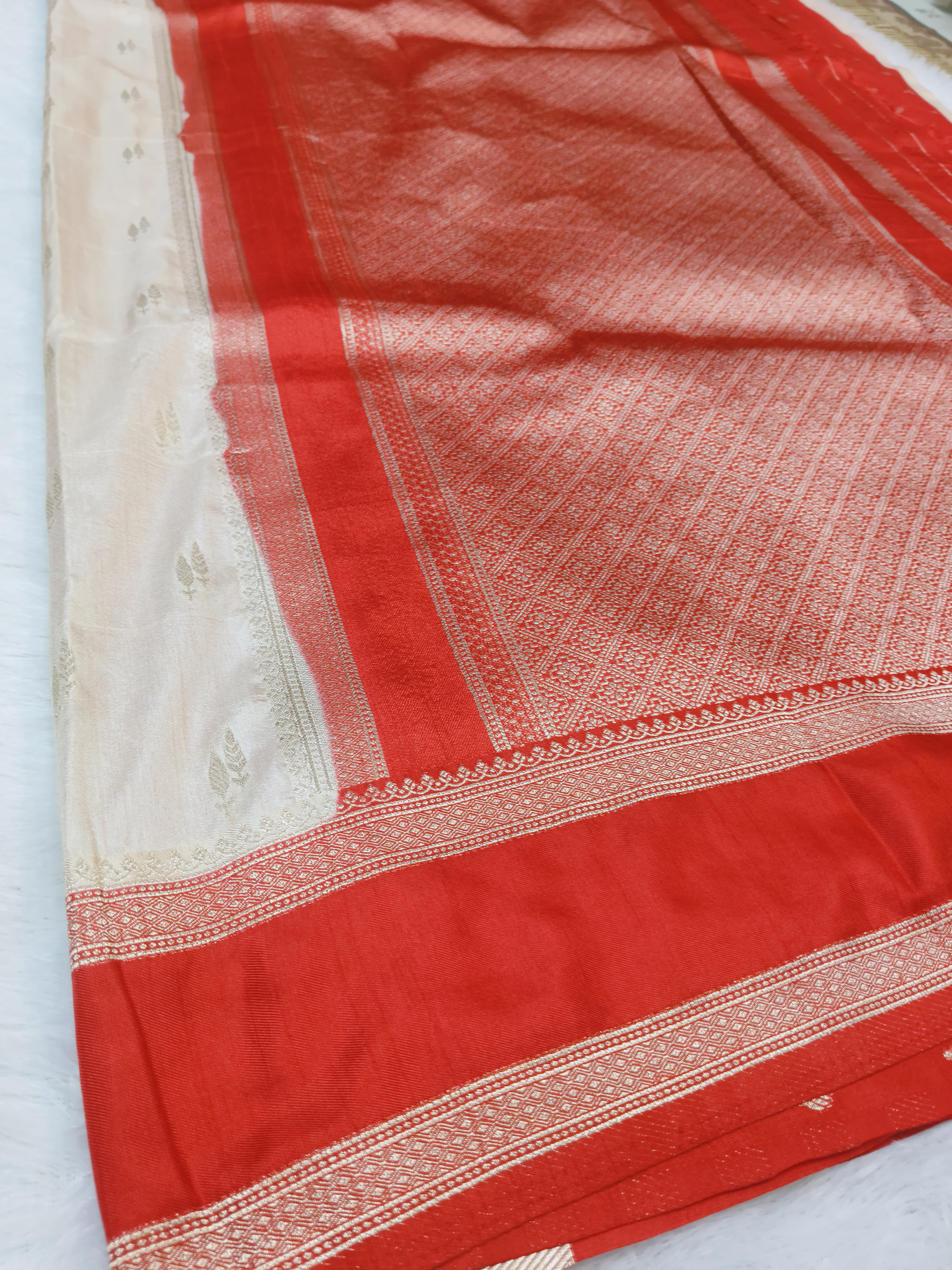 Classic Red Banaras Silk Saree