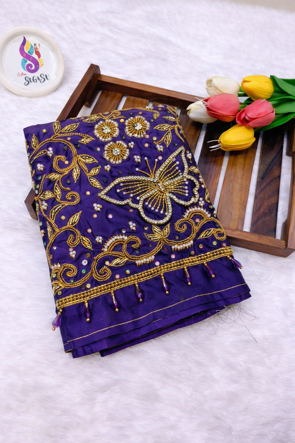 Purple Butterfly Blouse