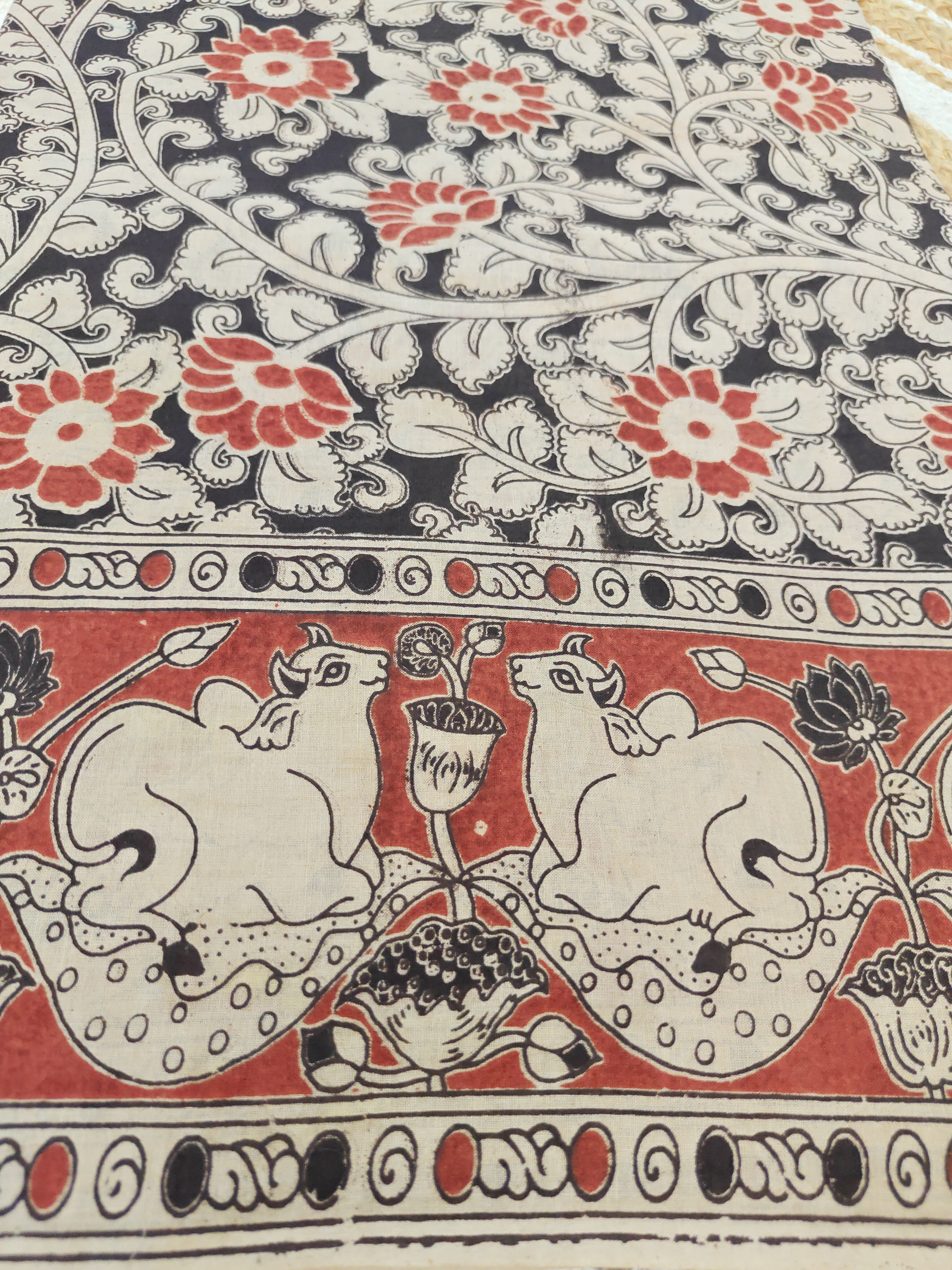 Traditional Kalamkari Saree